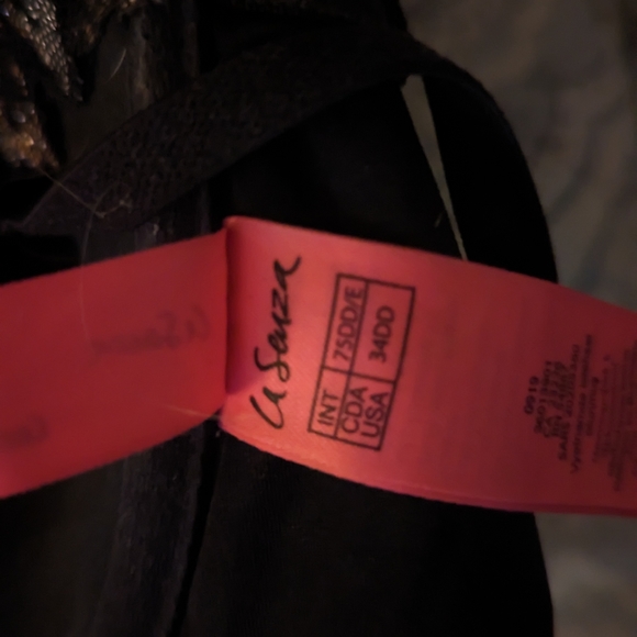 Black and gold 34 DD le senza Bra - Picture 3 of 3